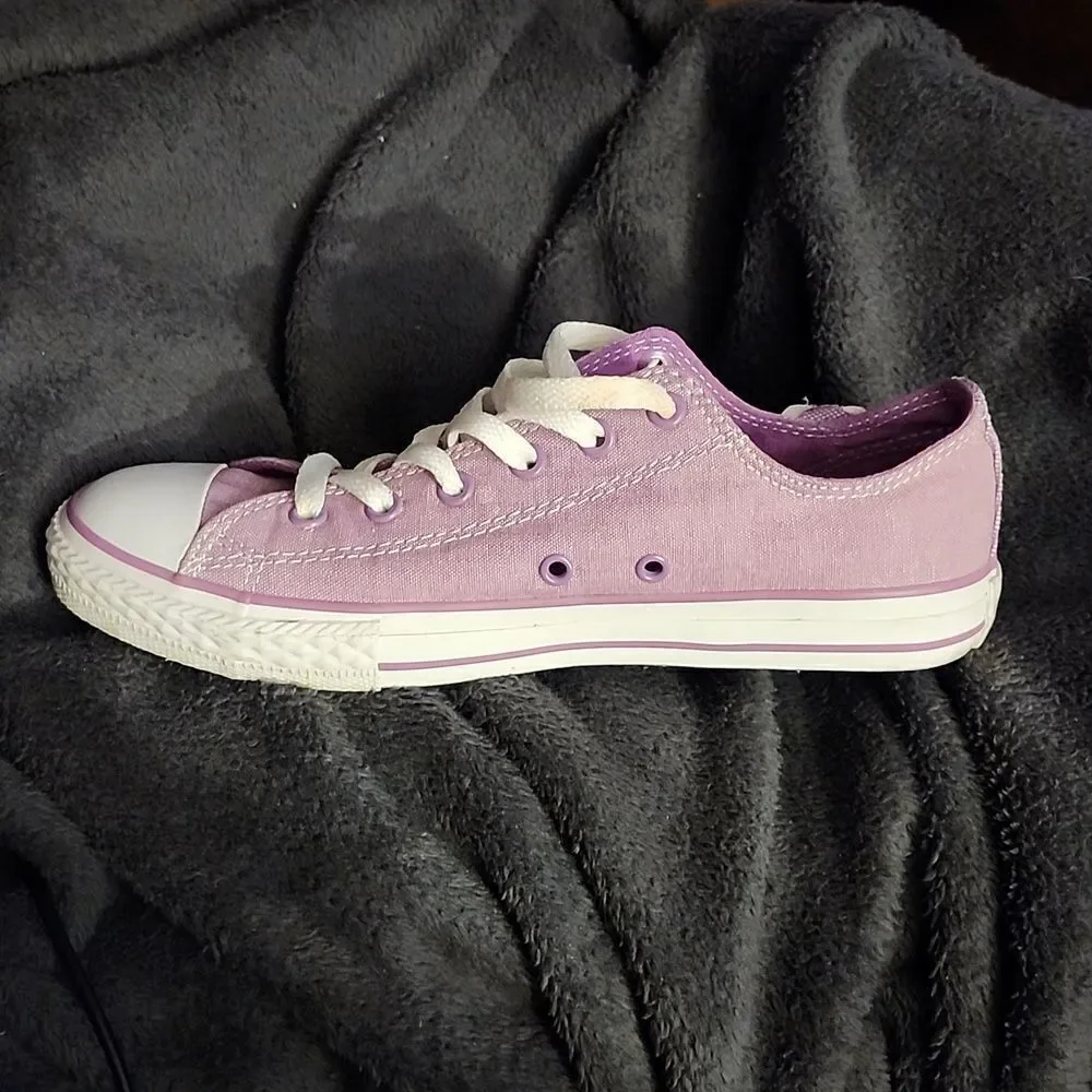 Converse 5 junior purple floral
